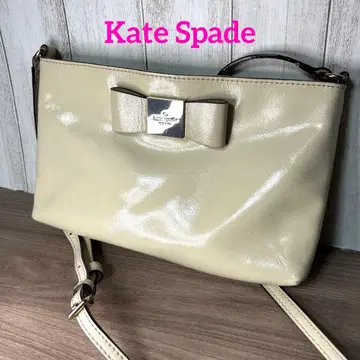 케이트 스페이드 베이지 리본 미니 숄더