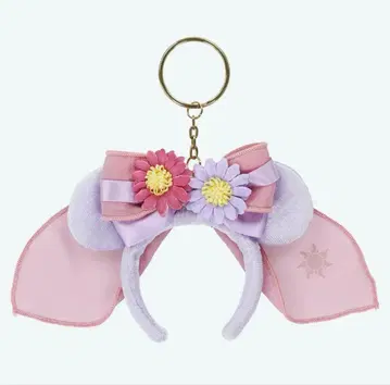 택 포함 새상품 라푼젤 머리띠 키체인 판타지 스프링스