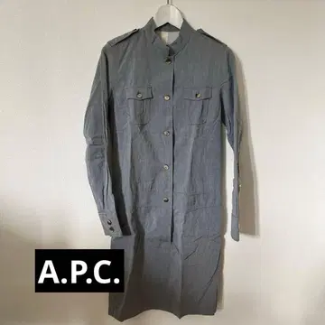 A.P.C. 그레이 셔츠 원피스 XS