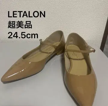 LE TALON 컨디션 최상 스트랩 펌프스 24.5cm 베이지