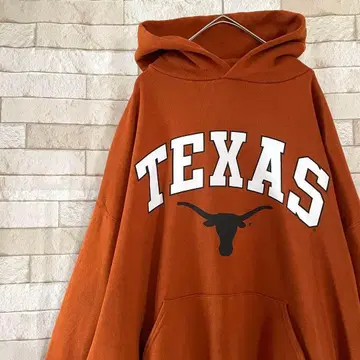 러셀 후드티 풀오버 센터 프린트 TEXAS 속기모 XL