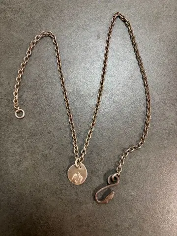 [세미 빈티지] 고로즈 극소 타타키 부착 목걸이