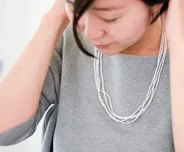 북유럽 생활 잡화점 트리플 오우 목걸이 귀찌 000 실버