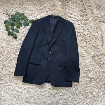 6461 컴시즘 테일러드 자켓 [ S ] 네이비/스트라이프/울 혼방