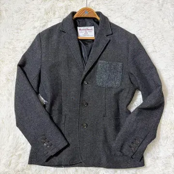 [Harris Tweed] 헤링본 테일러드 자켓 산마리노제 M