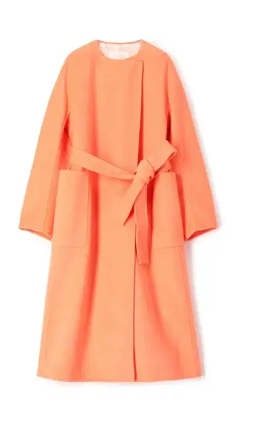 새상품 투모로우랜드 Ballsey 프리미엄 울 리버 노카라 코트