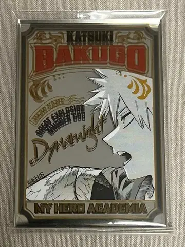 히로아카 원화전 펍 미러풍 아크릴 스티커 바쿠고 카츠키