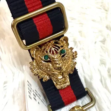 미사용 택 포함 GABRIELE FRANTZEN 타이거 스트랩 백