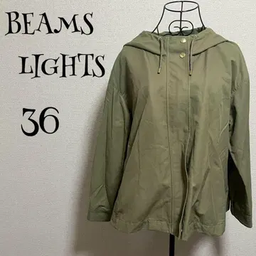 BEAMS LIGHTS / 그린 / 36 / 마운틴 후드티 / 풀 집업