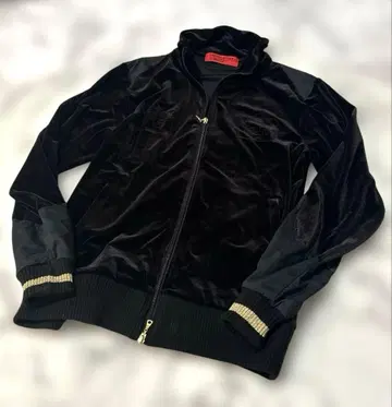 새상품급 골프 자켓 블랙 벨벳 집업 자켓 50