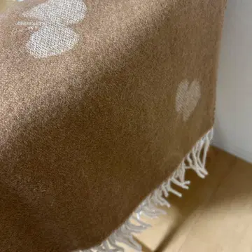 KLIPPAN 나비 미나 페르호넨 테라코타 색 스톨 무릎 담요