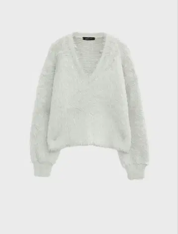 STUNNING LURE V넥 긴팔 스웨터 M