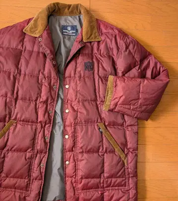 90s 빈티지 NFL 공식 퀼팅 다운 자켓