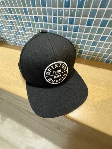 [ 새상품급 ] Brixton 블랙 스냅백 캡