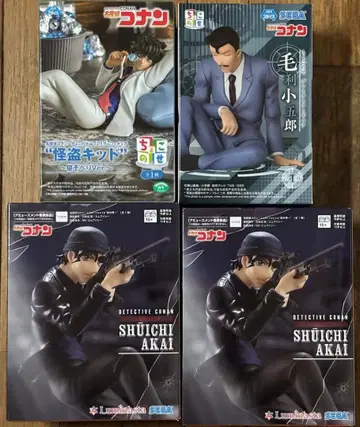 [ 미개봉 새상품 ] 명탐정 코난 피규어 4개 세트