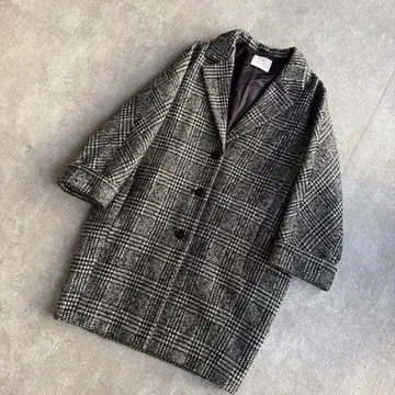 Couture d'adam 쿠튀르 드 아담 글렌체크 체스터 코트