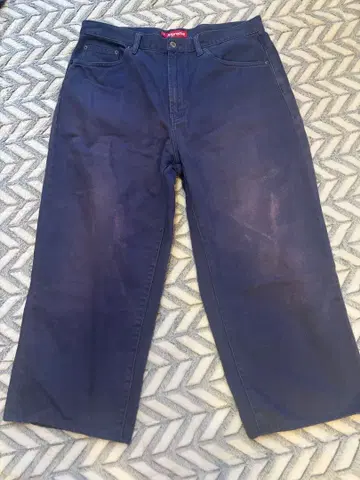 Supream 배기진 네이비 34