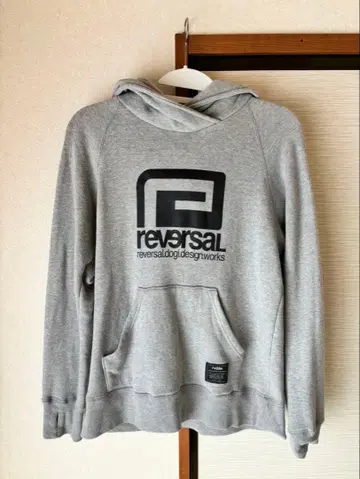 리버설 후드티 그레이 M 사이즈 남성용