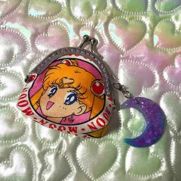 세일러문 미니 가마구치 지갑 참 포함