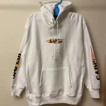 SAPEUR 프레임 로고 헤비 웨이트 후드티 남성용 L