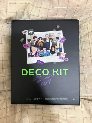 [ 미사용 ] BTS DECO KIT 데코 키트