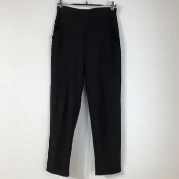 심플 블랙 스트레치 팬츠 M~L 사이즈 깔끔한 캐주얼 하의