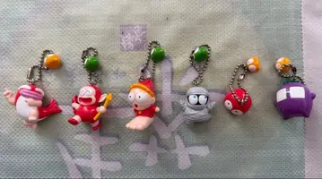 뿌요뿌요 캐릭터 아크릴 키링 6개 세트