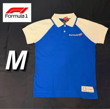F1 공식 피케 셔츠 M 사이즈 미사용 새상품 블루 화이트 파랑 화이트