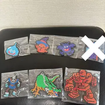 드래곤 퀘스트 복권 G상 러버 스트랩 7종 세미 컴플리트 세트