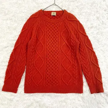 BEAUTY&YOUTH 니트 스웨터 케이블 짜임 M 크루넥