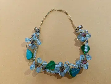 핸드메이드 꽃 모티브 팔찌