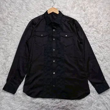 NO ID. 블랙 카모플라쥬 긴팔 셔츠 2 사이즈 M 상당