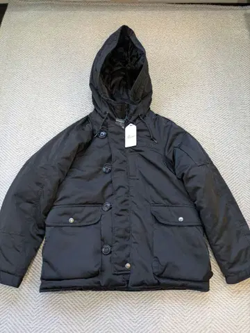 택 포함 미사용 새상품 블랙 밀리터리 자켓 L 사이즈