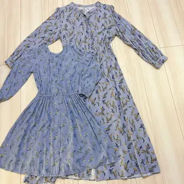 새상품급 글로벌 워크 패밀리룩 꽃무늬 원피스