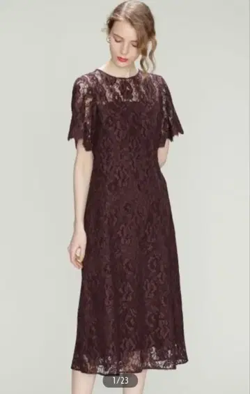 그레이스 콘티넨탈 전체 레이스 원피스