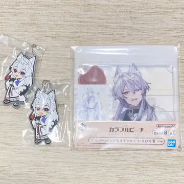 컬러풀피치 카라피치 도누쿠 제일복권 러버 참 스티커 미사용