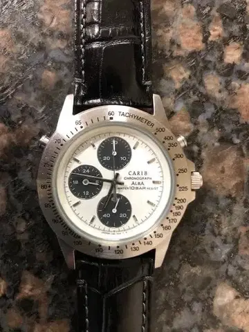 alba carib 크로노그래프 손목시계