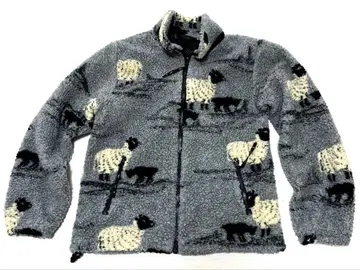 새상품급! FARFIELD ORIGINAL 양 패턴 플리스 자켓 영국제