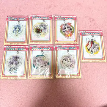 마모테 슈고겟텐 아크릴 키링 7점 세트