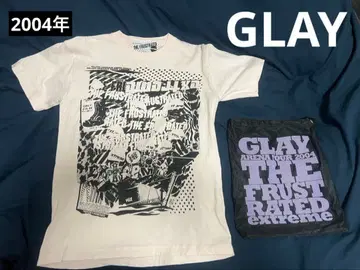 GLAY 2004 라이브 T셔츠 파우치 포함 핑크