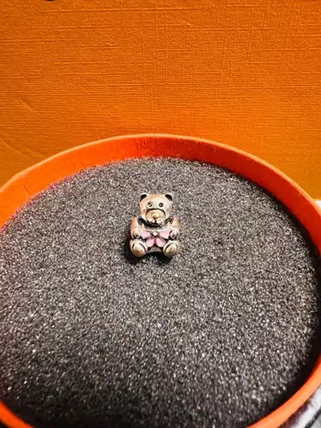 PANDORA 실버 곰 참