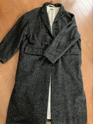 TISSU 트위드 롱 코트