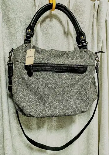 5603#1102 다코타/꽃무늬 2Way 핸드백 (그레이) 1026