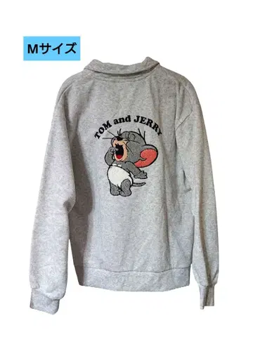 [새상품] 톰과 제리 타피 하프 지퍼 자수 속기모 트레이닝복 M
