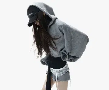 THEREDTHREAD S shaggy shorts gray S