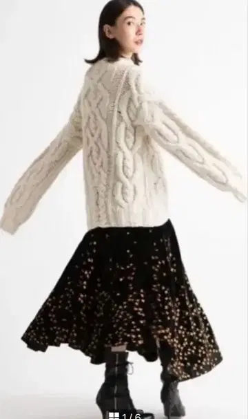 styling(스타일링) 니트 케이블 니트 정가 34560엔