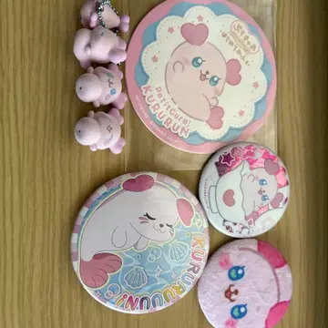 푸치큐어 프리큐어 쿠루룬 캔뱃지 마스코트 세트