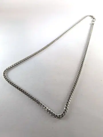 키헤이 체인 6면 싱글 실버 925 목걸이 52cm