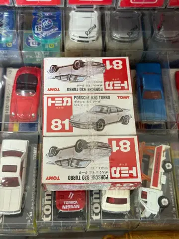토미카 포르쉐 930 터보 일본제 슈링크 미개봉 당시물 81
