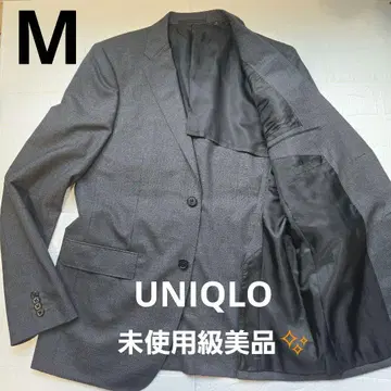 [ 미사용급 새상품급 ] 유니클로 테일러드 자켓 다크 그레이 M